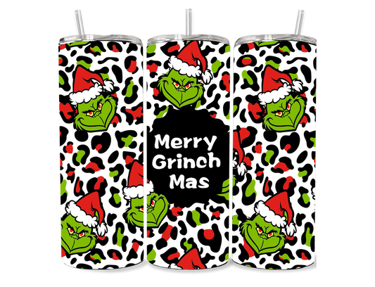 Merry Grinchmas Leopard Sublimation