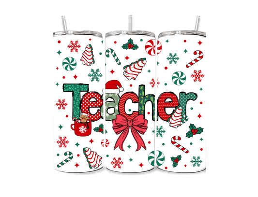 Christmas Teacher Sublimation