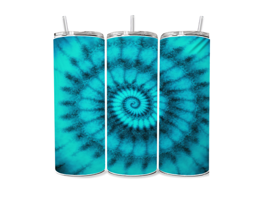 Turquoise Tie Dye Sublimation