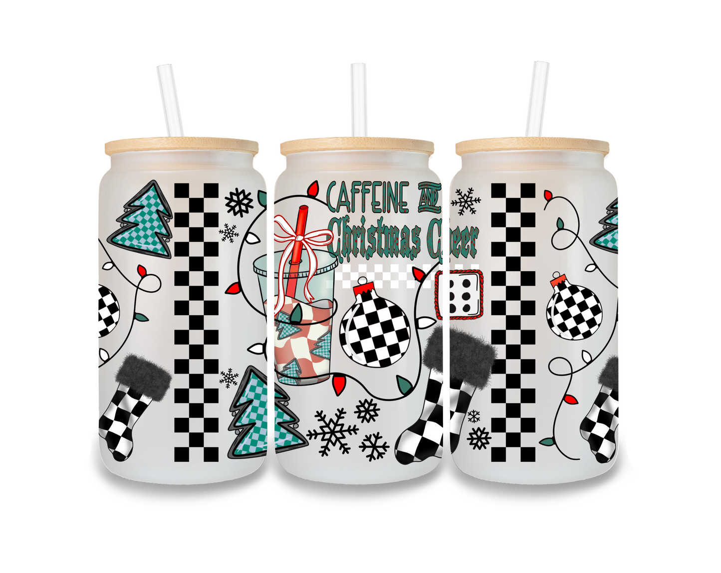 Caffeine and Christmas Cheer Cup Wrap - CW13