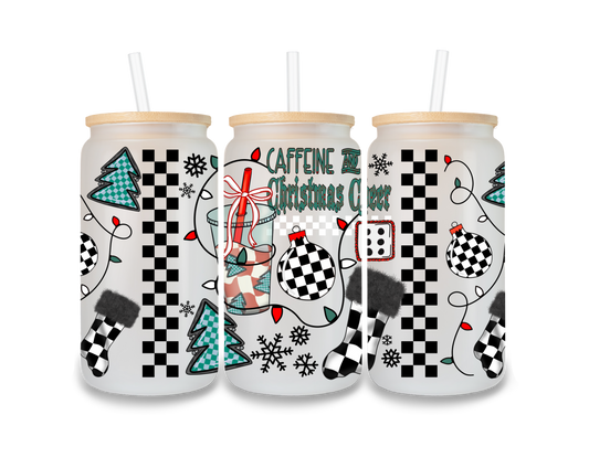 Caffeine and Christmas Cheer Cup Wrap - CW13