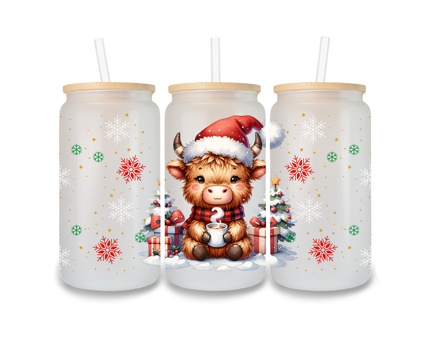 Cow in the Snow Cup Wrap - CW5