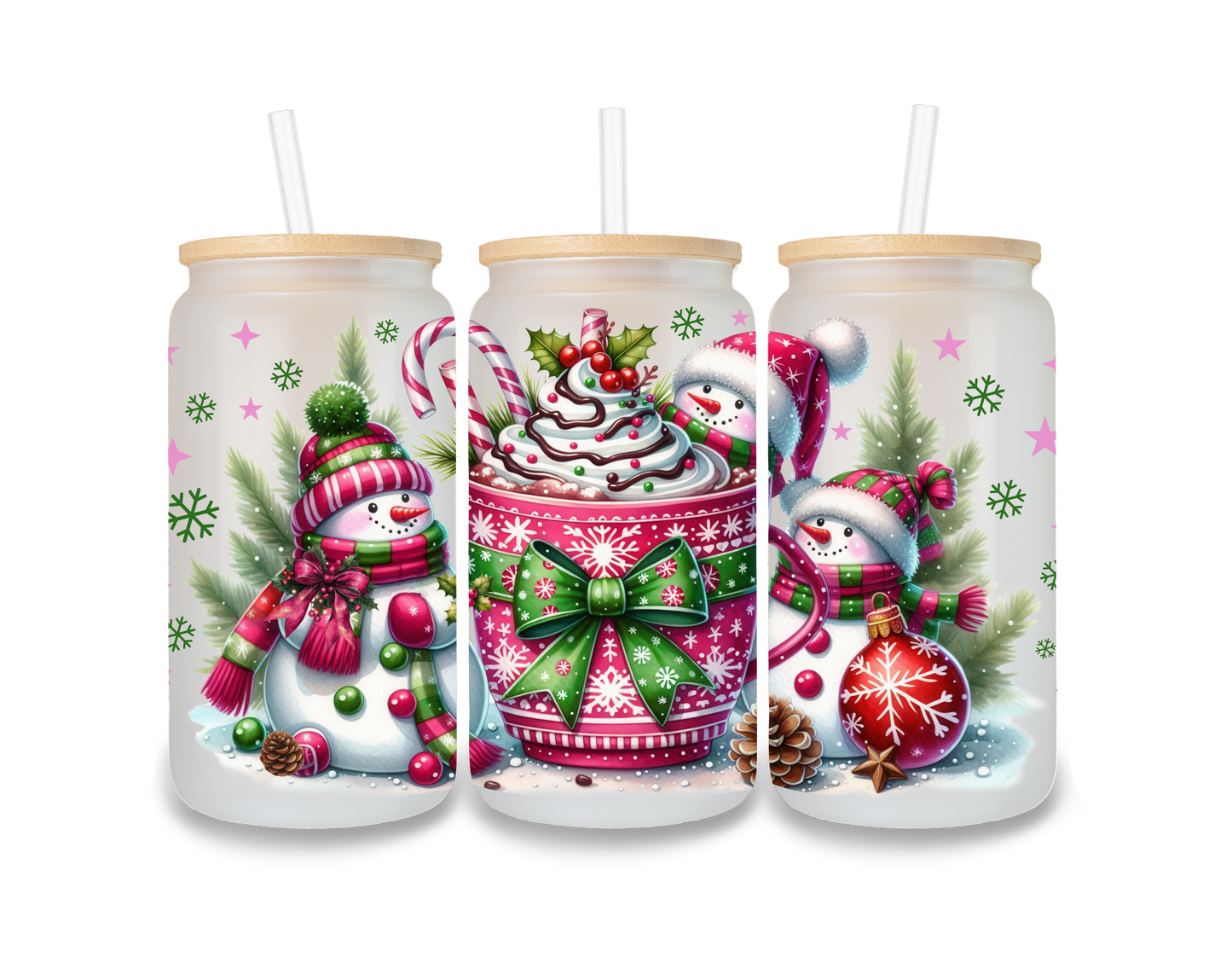 Snowman Hot Chocolate Cup Wrap - CW23