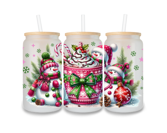 Snowman Hot Chocolate Cup Wrap - CW23