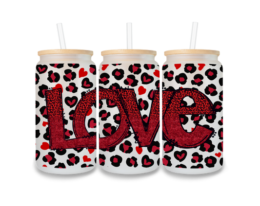 Leopard Love Cup Wrap - D5