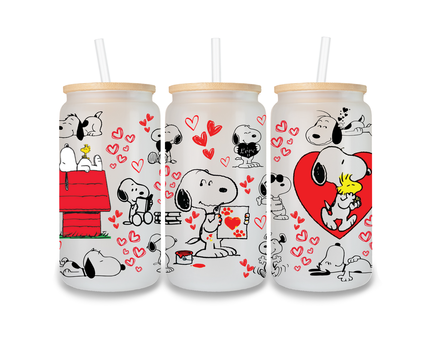 Snoopy VDay Cup Wrap - CW11