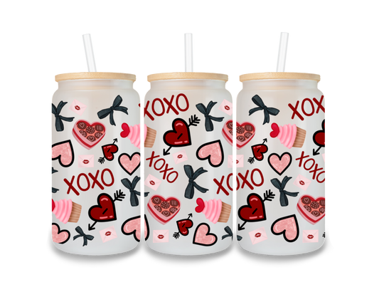 XOXO Collage Cup Wrap - CW21