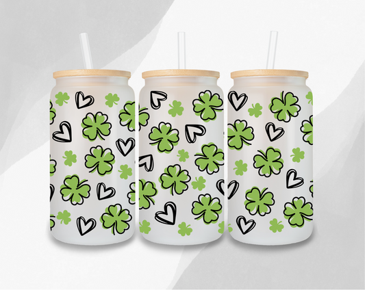 Shamrock and Hearts Cup Wrap