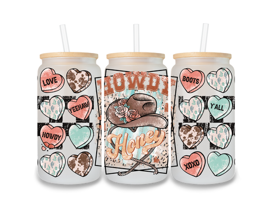 Howdy Valentine Cup Wrap - CW3