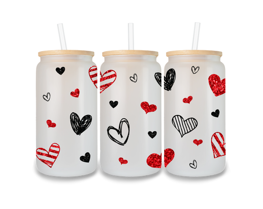 Heart Collage Cup Wrap - CW19