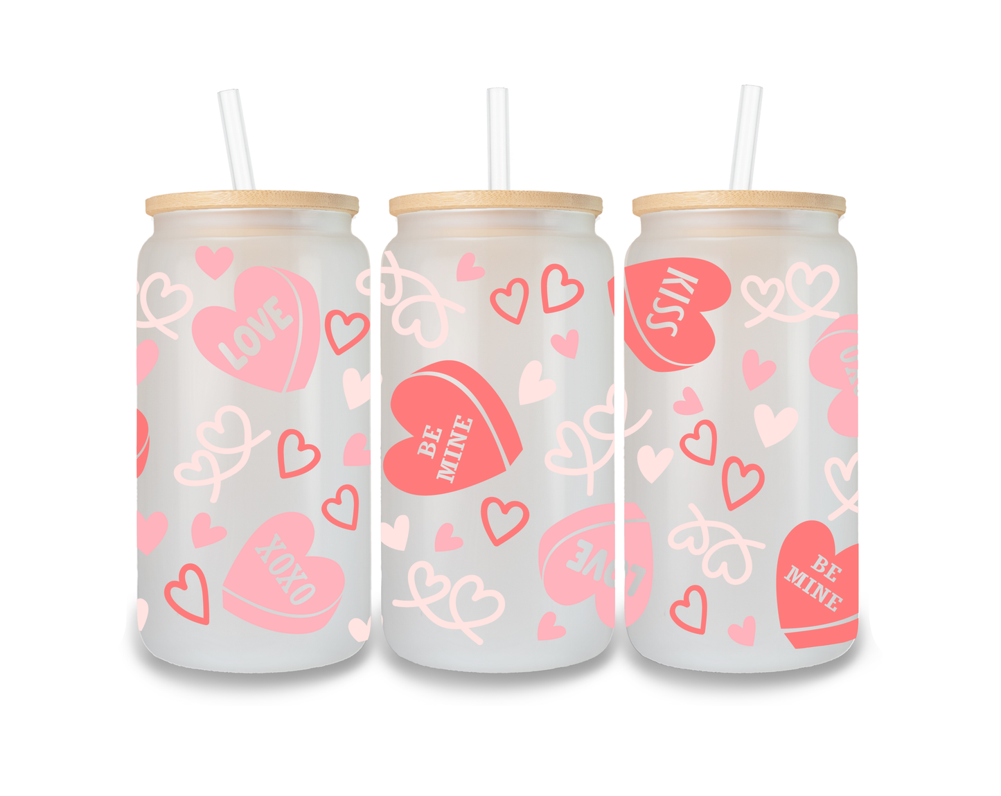 Conversation Hearts Cup Wrap - CW1