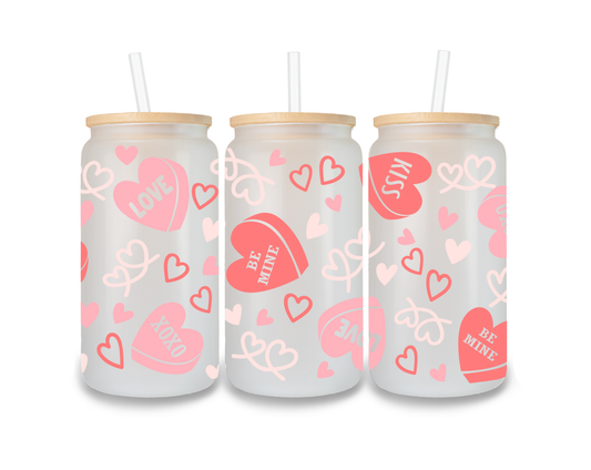 Conversation Hearts Cup Wrap - CW1