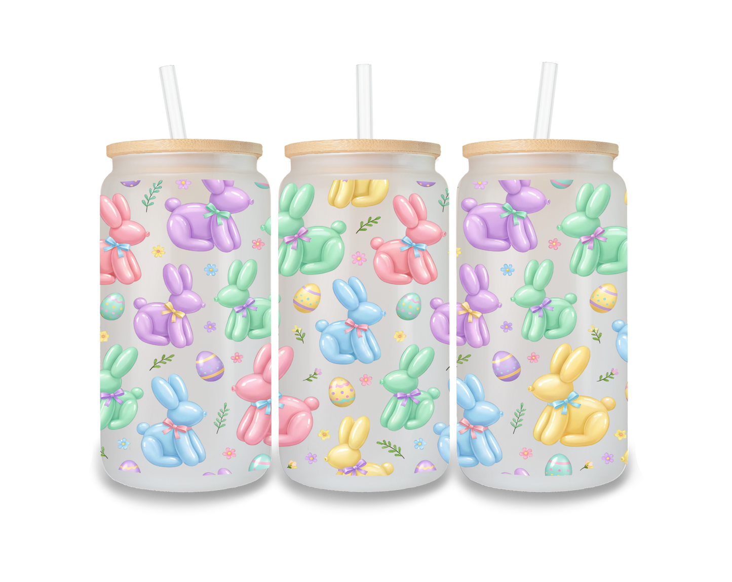 Balloon Bunnies Cup Wrap - CW6