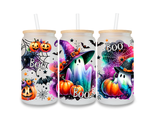 Neon Ghost Collage Cup Wrap - CW6