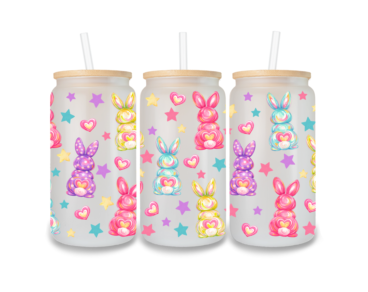 Tie-Dye Bunnies Cup Wrap - CW10