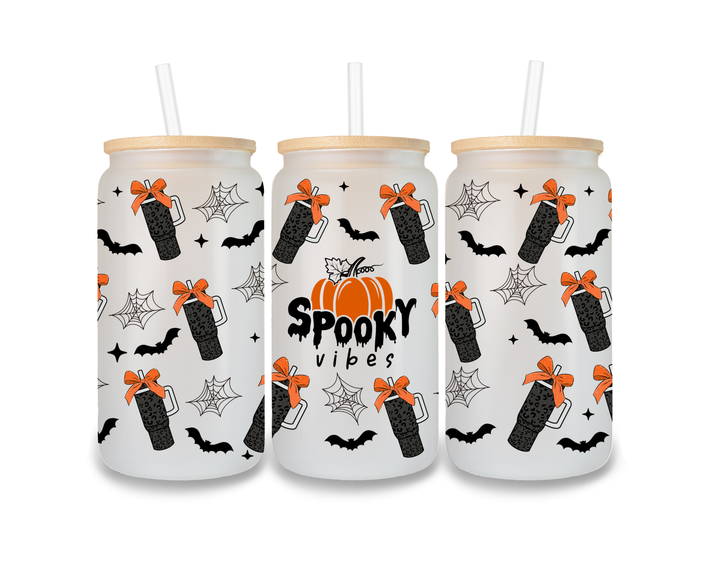 Spooky Vibes Tumbler Cup Wrap - CW1