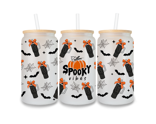 Spooky Vibes Tumbler Cup Wrap - CW1