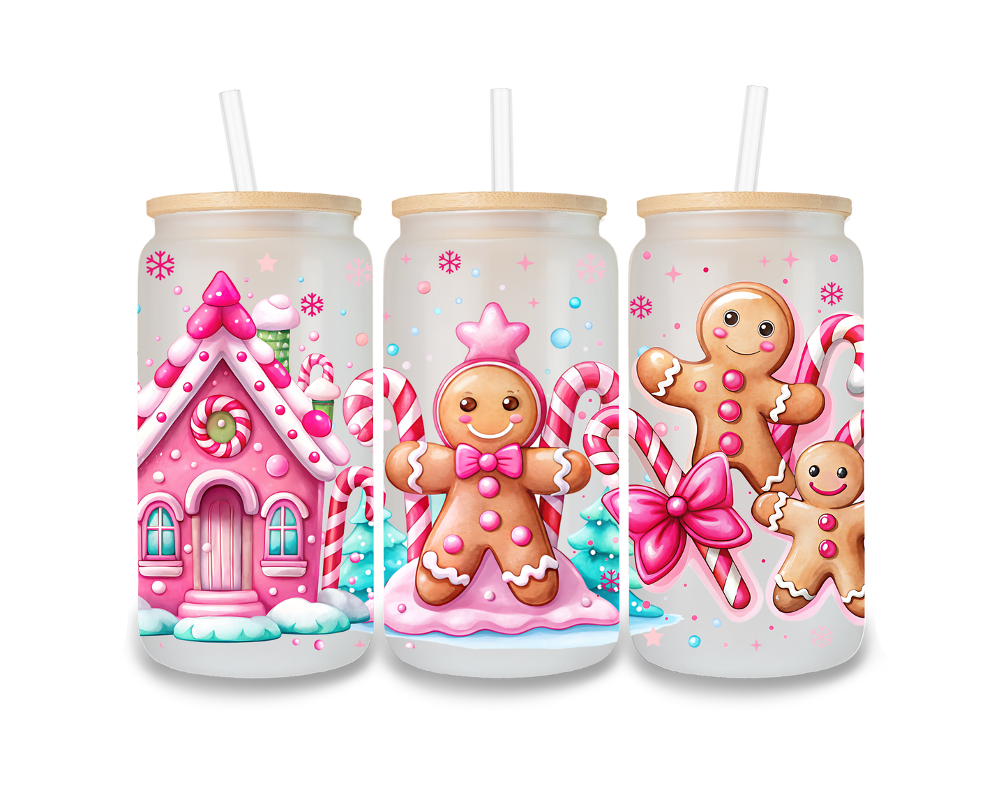 Gingerbread Cup Wrap - CW8