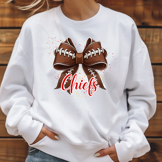 Football Bow Chiefs Edition - C20