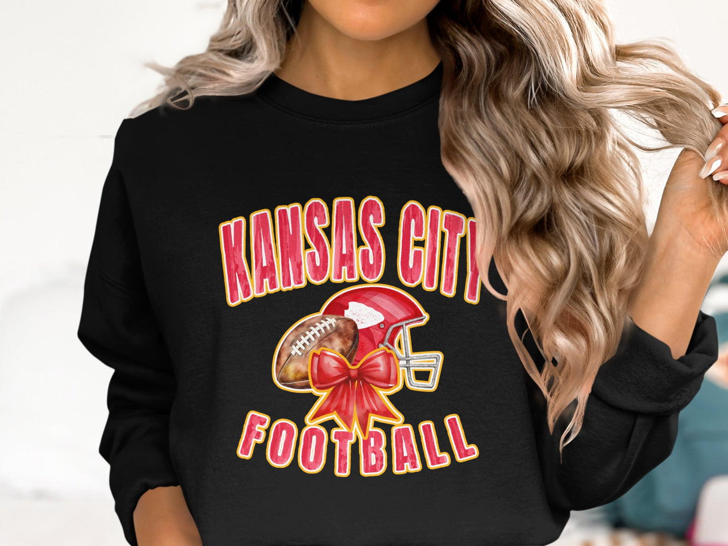 Kansas City Football Football Bow