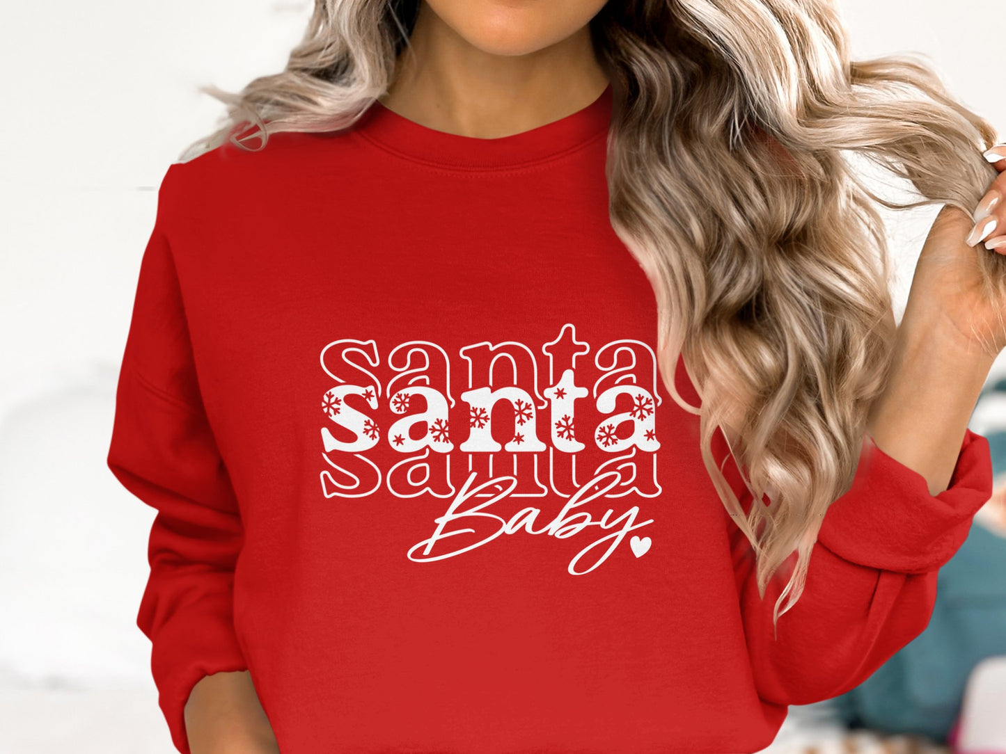 Santa Baby PUFF PRINT - 5