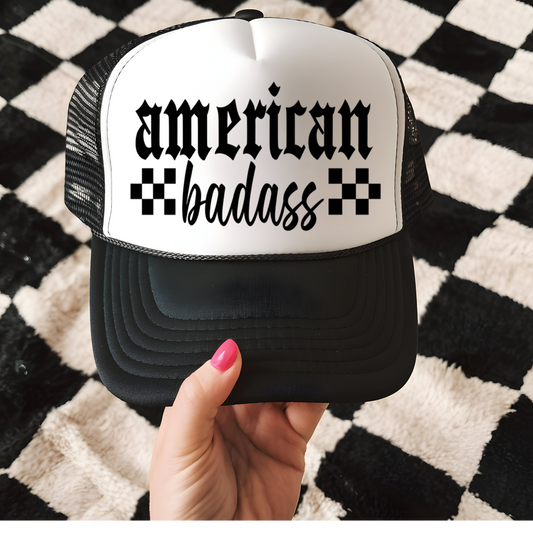 American Badass Hat Transfer - T6