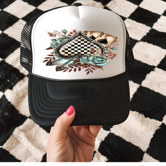 Western Spade Hat Transfer - T9