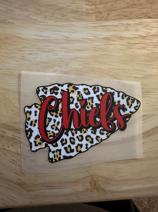 Chiefs Leopard Arrowhead DTF Patch