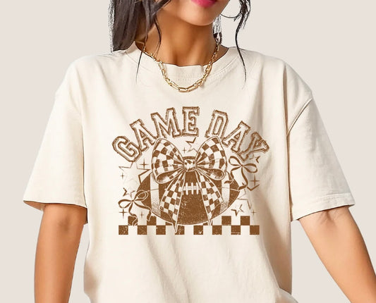 Game Day with Checkered Bow - A11