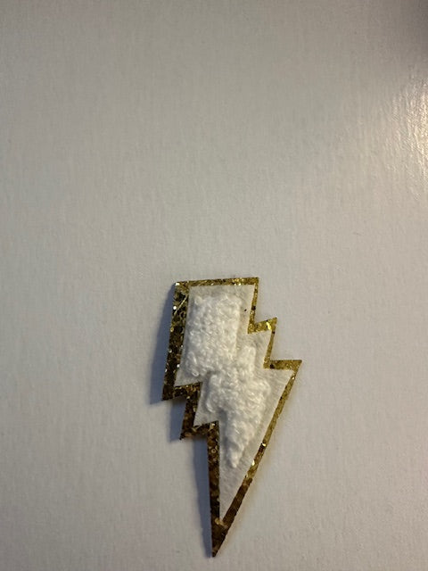 Chenille Lightening Bolts (3 Color Options)