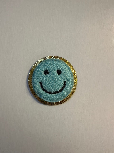 2 inch Chenille Smiley's (6 Color options)