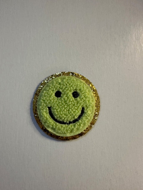 2 inch Chenille Smiley's (6 Color options)