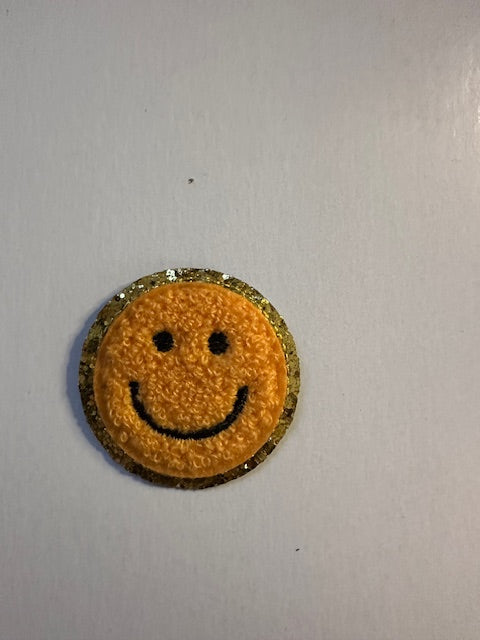 2 inch Chenille Smiley's (6 Color options)