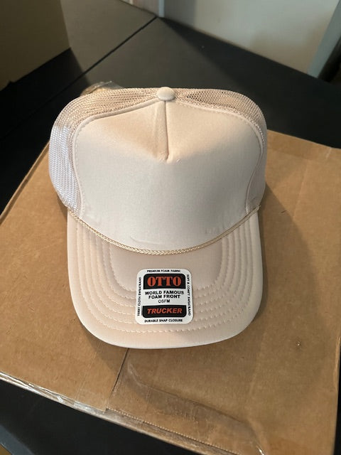 Tan High Panel Otto Hat