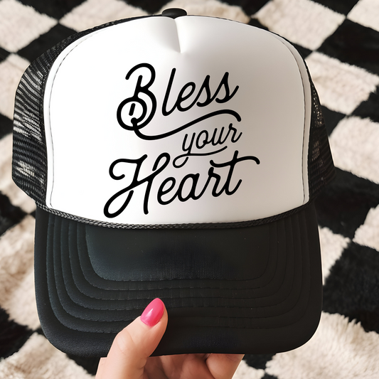 Bless Your Heart Trucker Hat Transfer - T7