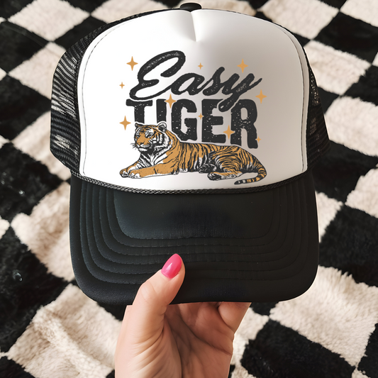 Easy Tiger Trucker Hat Transfer - G9