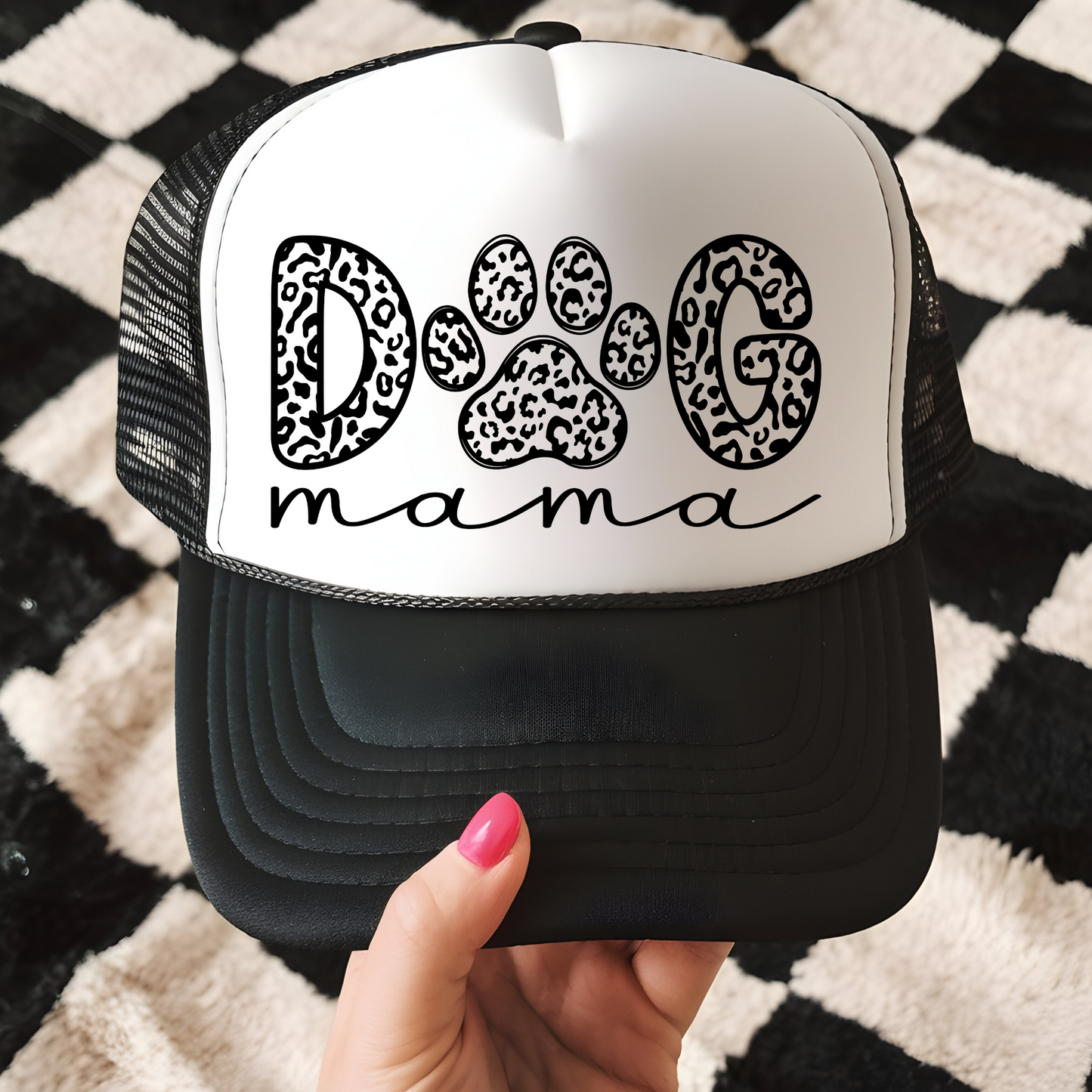 Dog Mom Trucker Hat Transfer - G9