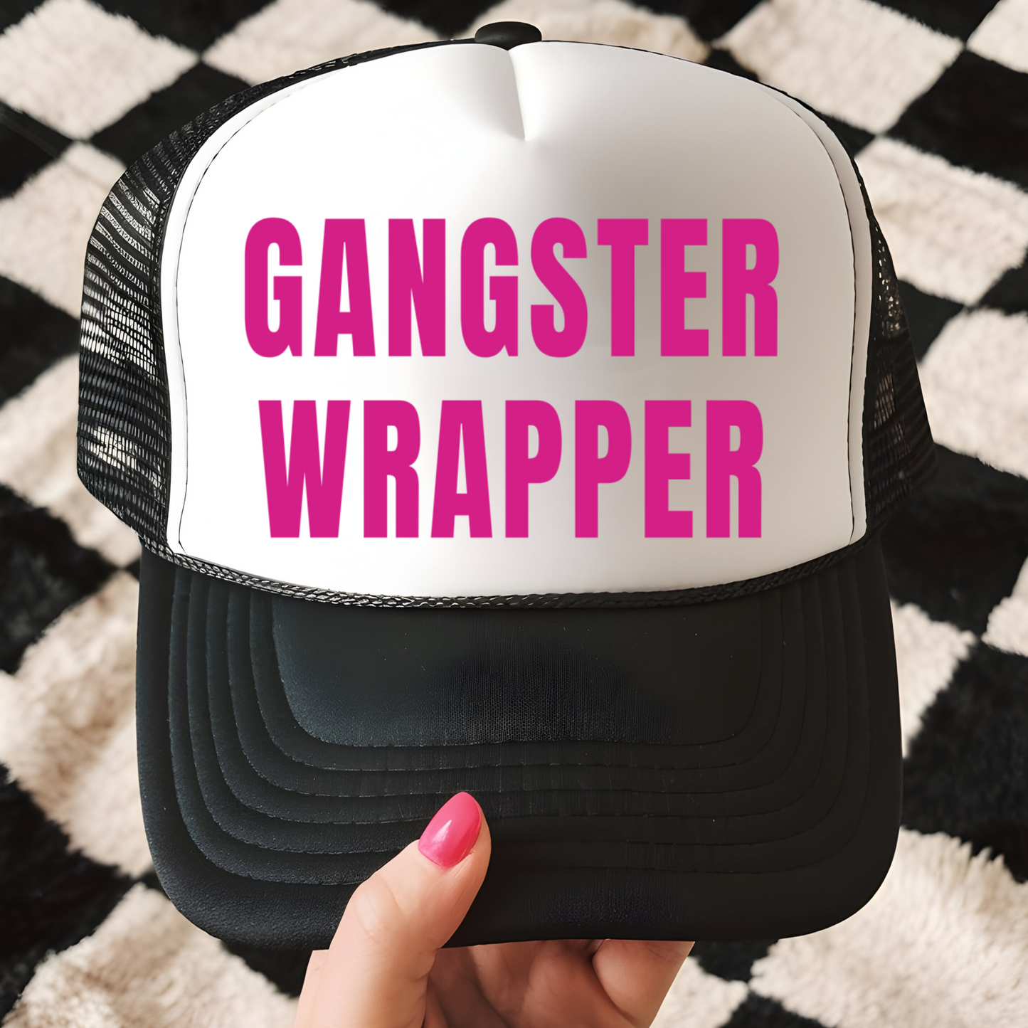 Gangster Wrapper Hat Transfer - G24