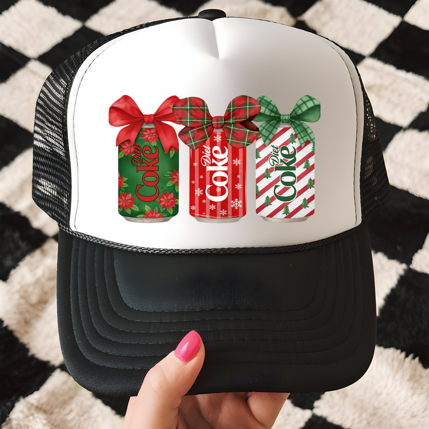 D. Coke Christmas Hat Transfer - G25