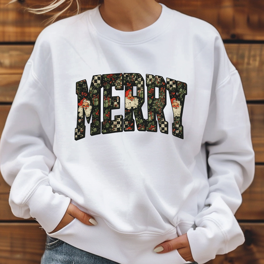 Checkered and Santa Merry - A6