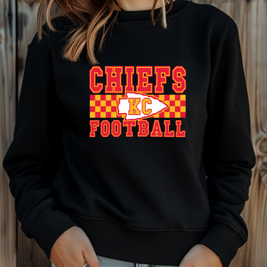 Chiefs Football Checkered Stripe - C18