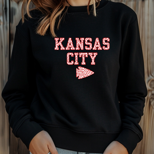 Kansas City Red and White Leopard - U