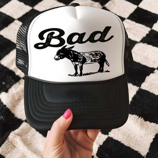 Bad Ass Trucker Hat Transfer - T6