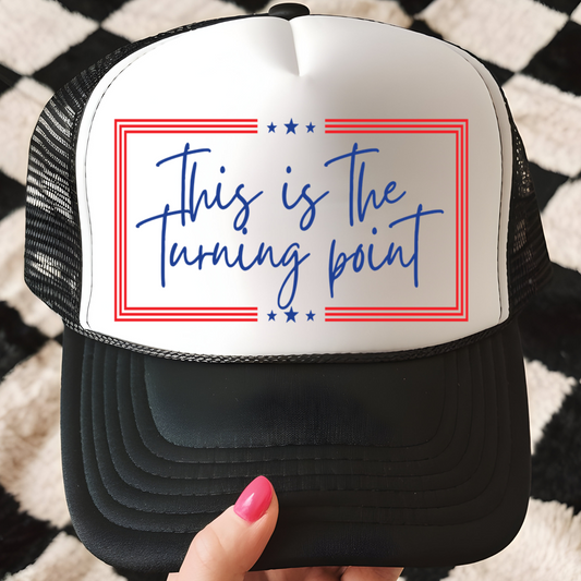 This is the Turning Point Trucker Hat Print - F5