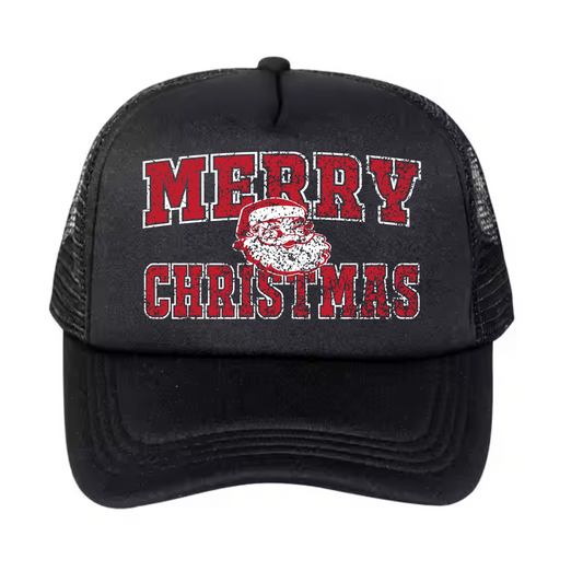 Merry Christmas Trucker Hat Print - F5