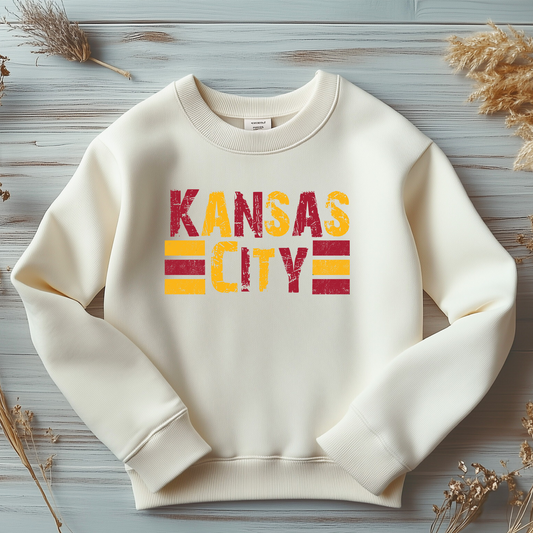 Kansas City Distressed (Red and Gold) - A13