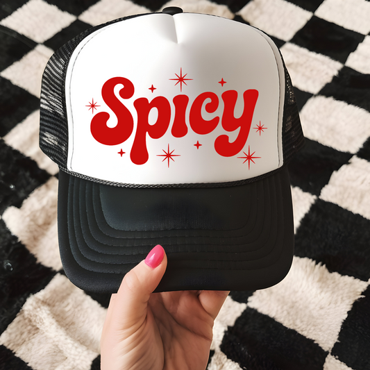 Spicy Trucker Hat Transfer - G3