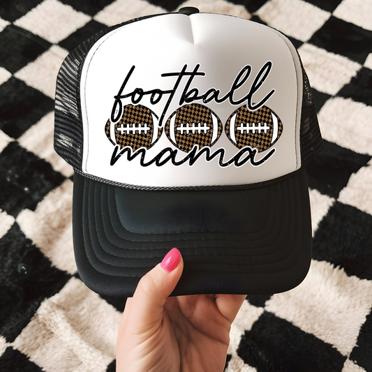 Football Mama Trucker Hat Transfer - G4