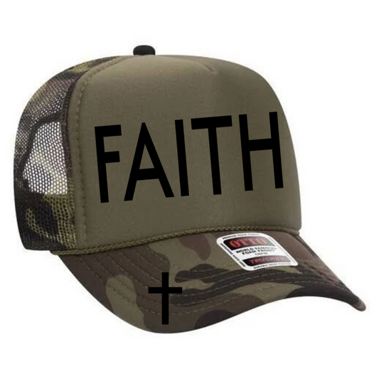 FAITH Trucker Hat Transfer - T1