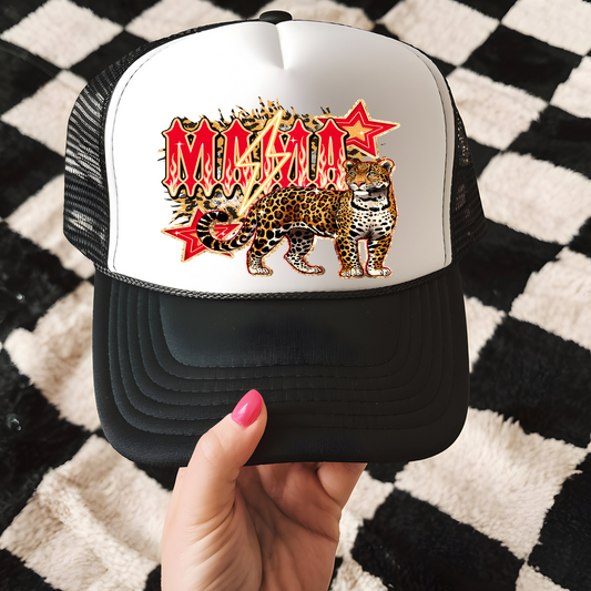 Leopard Mama Trucker Hat Transfer - G12